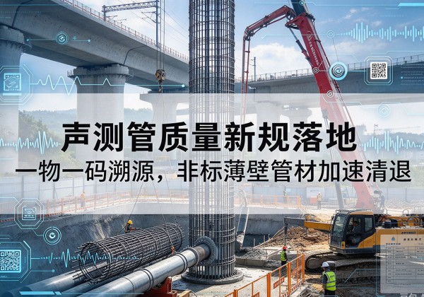 岱岳声测管质量新规落地，一物一码溯源，非标薄壁管材加速清退